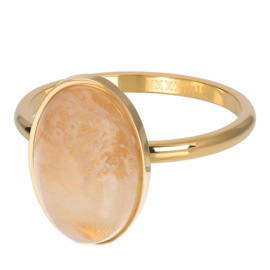 Royal Queen Drop Topaz  goud.