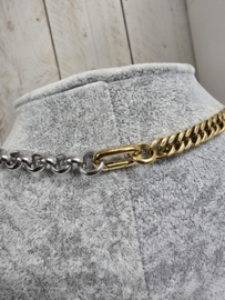 ixxxi Connect ketting compleet, Goud/zilver. Connect256