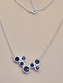 925 Collier met Amethist