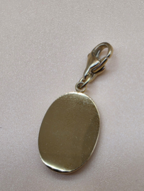 RVS charm Madonna. goud.