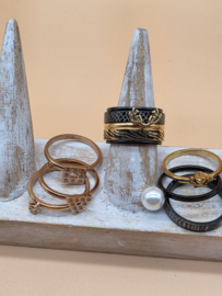 ixxxi ringen set compleet maat 17. 1 basis en 11 vulringen. 25-322