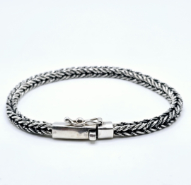 Echt zilveren zware schakelarmband,  20 cm bijzonder mooie schakel!