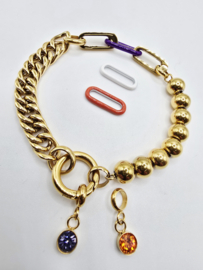 ixxxi connect armbanden set, verwisselbaar, maat 20 cm