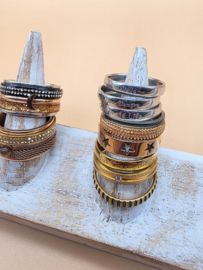 ixxxi ringen set compleet maat 20. 2x basis en 15 vulringen. 20267