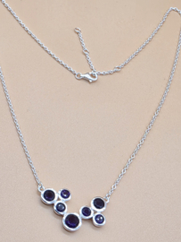 925 Collier met Amethist