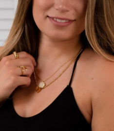 Sparkle locket gold