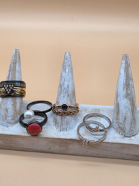 ixxxi ringen set compleet maat 17. 1 basis en 11 vulringen. 25-321