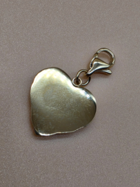 RVS charm Hart. Goud.