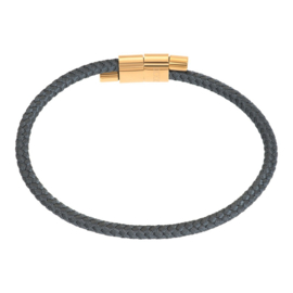 Armband Cozy Grijs/Goud