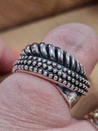 Echt zilveren ring maat 19.5 S9