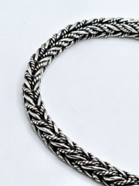 Echt zilveren zware schakelarmband,  20 cm bijzonder mooie schakel!