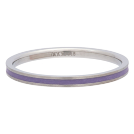 Line Purple mat zilver