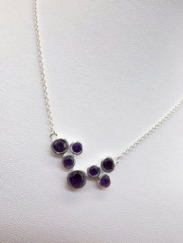 925 Collier met Amethist
