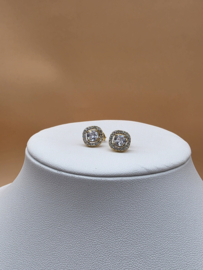 Oorknopjes - vierkant kristal- en zirkoonoxiden