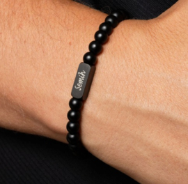 Noir bead bracelet