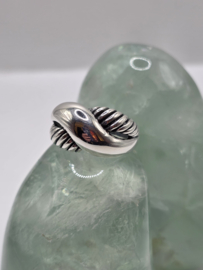 Echt zilveren ring maat 19.5 S25