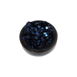 Top part drusy dark blue zwart