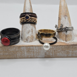 ixxxi ringen set compleet maat 17. 1 basis en 11 vulringen. 25-321