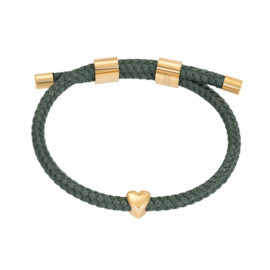 Armband Cozy Heart Groen