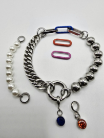 ixxxi connect armbanden set, verwisselbaar, maat 20 cm