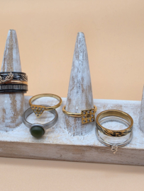 ixxxi ringen set compleet maat 17. 1 basis en 11 vulringen. 25-324