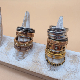 ixxxi ringen set compleet maat 20. 2x basis en 15 vulringen. 20267