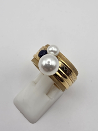 ixxxi ring compleet, maat 17 met limited edition basisring.