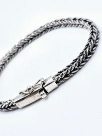 Echt zilveren zware schakelarmband,  20 cm bijzonder mooie schakel!