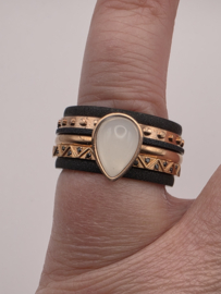 ixxxi ring compleet, maat 18 met limited edition basisring.
