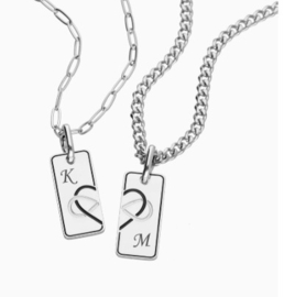 Soulmates couple silver