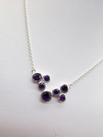 925 Collier met Amethist