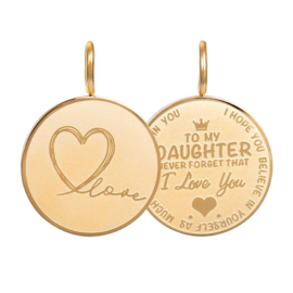 Daughter Love Small Goud