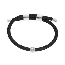 Armband Cozy Crystal Stone  Zwart
