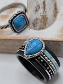Prachtige ixxxi ring set compleet maat 19.5 en 12 mm 25-250