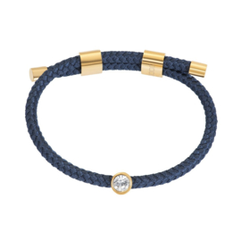 Armband Cozy Crystal Stone  Blauw