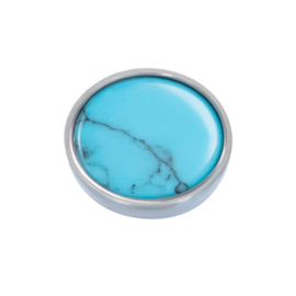 Top Part - Bohemian Turquoise  Zilver