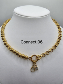 Connect 06 ketting, 45,4 cm lengte Goud