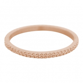 Kaviaar ring 2 mm Rose