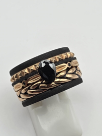 ixxxi ring compleet, maat 17.5 met limited edition basisring.