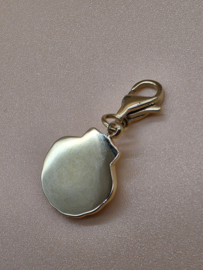 RVS charm, schelp. Goud.