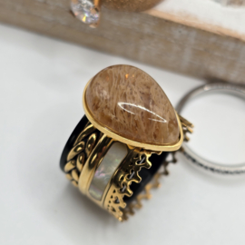 ixxxi ringen set compleet maat 17. 1 basis en 10 vulringen. 25-325