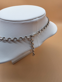 Schitterend collier met o.a. Amethist, Peridoot, Citrien, Granaat, Carneool