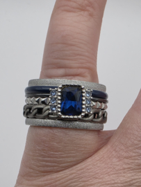ixxxi ring compleet, maat 19 met limited edition basisring.
