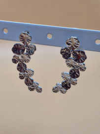 Biba Lief en Joliet, oorbellen, stainless steel, zilver