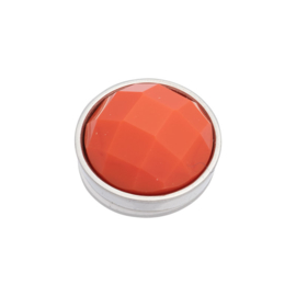 Top part facet orange zilver