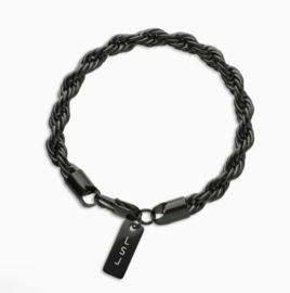 Twisted rope black
