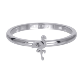 symbol Flamingo zilver