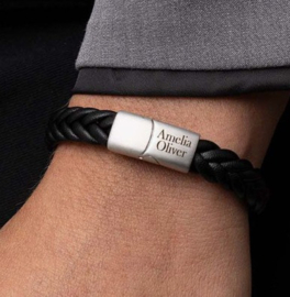 Axel matt Zilver bracelet