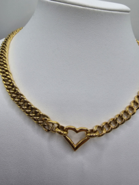 Connect 03 ketting, 45,6 cm lengte Goud