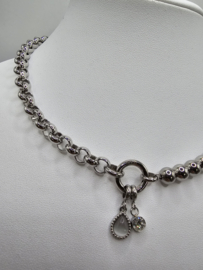 Connect 04 ketting, 45,4 cm lengte Zilver